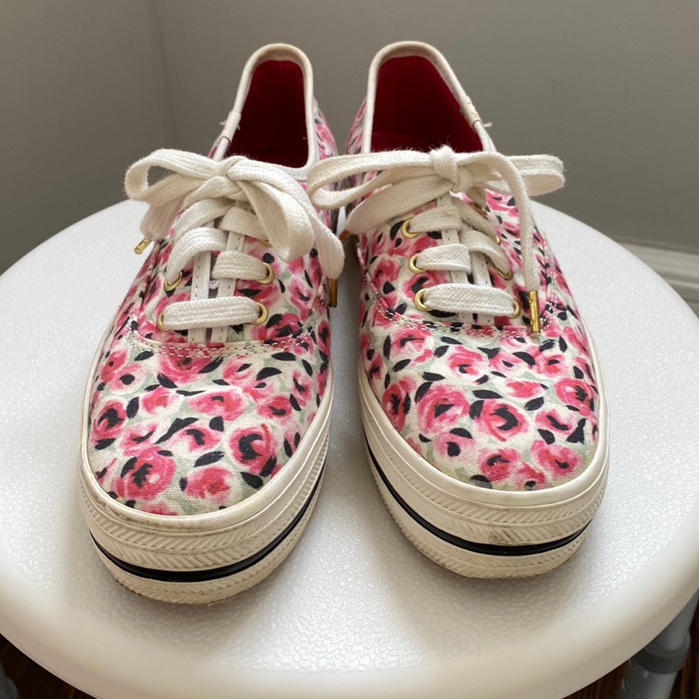 Kate spade floral keds